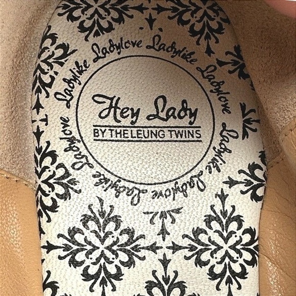Hey Lady Smitten Ballet Flats Women's 7 Antique Silver Quilted Leather Bridal - Picture 5 of 16